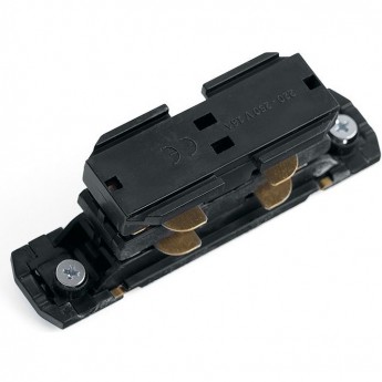 Коннектор прямой трехфазный для шинопровода ,черный ,FERON PRO-0433/PRO-043302-2-RUS