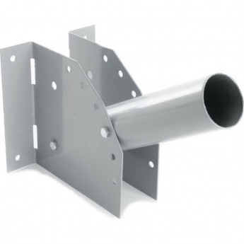 Кронштейн для уличных (консольных) светильников, посадочный диаметр 48мм, серый, FERON ДС-1 Кронштейн для уличных (консольных) светильников, посадочный диаметр 48мм, серый, FERON ДС-1