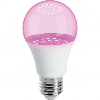 Лампа светодиодная для растений А60 Feron LB-7060 E27 10W красно-синий спектр Лампа светодиодная для растений А60 Feron LB-7060 E27 10W красно-синий спектр