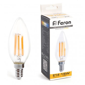 Лампа светодиодная FERON LB-717 Свеча E14 15W 2700K Лампа светодиодная FERON LB-717 Свеча E14 15W 2700K