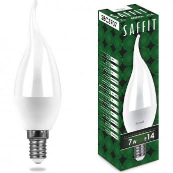 Лампа светодиодная FERON SAFFIT SBC3707 Свеча на ветру E14 7W 4000K 55055 Лампа светодиодная FERON SAFFIT SBC3707 Свеча на ветру E14 7W 4000K 55055