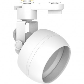 Светильник FERON AL165 трековый однофазный на шинопровод под лампу GX53, белый Светильник FERON AL165 трековый однофазный на шинопровод под лампу GX53, белый