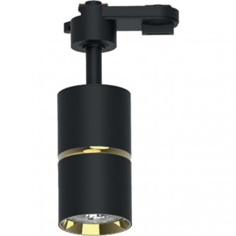Светильник FERON AL178 трековый однофазный на шинопровод под лампу GU10 черный золото Светильник FERON AL178 трековый однофазный на шинопровод под лампу GU10 черный золото