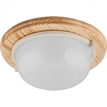 Светильник накладной IP54, 220V 60Вт Е27, дерево, клен, круг FERON НБО 03-60-011 Светильник накладной IP54, 220V 60Вт Е27, дерево, клен, круг FERON НБО 03-60-011