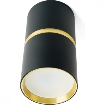 Светильник потолочный FERON ML186 Barrel ZEN MR16 GU10 35W 230V, чёрный, золото Светильник потолочный FERON ML186 Barrel ZEN MR16 GU10 35W 230V, чёрный, золото