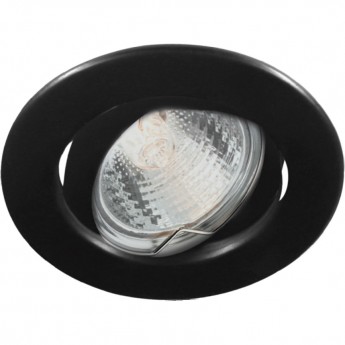 Светильник потолочный встраиваемый FERON DL11 MR16 50W G5.3 чёрный матовый Светильник потолочный встраиваемый FERON DL11 MR16 50W G5.3 чёрный матовый
