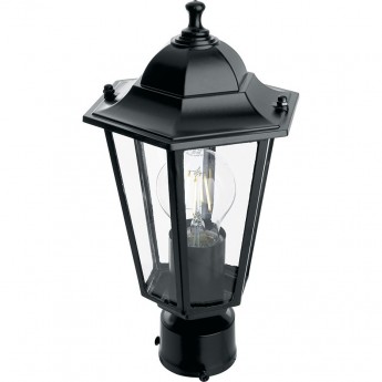 Светильник садово-парковый FERON 6103/PL6103 шестигранный на столб 60W E27 230V, черный Светильник садово-парковый FERON 6103/PL6103 шестигранный на столб 60W E27 230V, черный