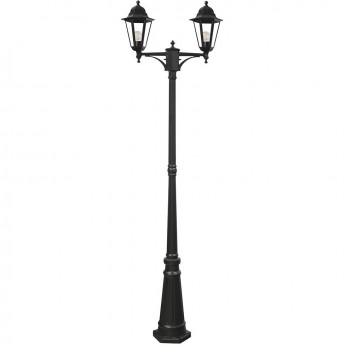 Светильник садово-парковый FERON 6214/PL6214 столб 2*100W E27 230V, черный Светильник садово-парковый FERON 6214/PL6214 столб 2*100W E27 230V, черный