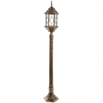 Светильник садово-парковый FERON PL126 шестигранный столб 60W E27 230V, черное золото Светильник садово-парковый FERON PL126 шестигранный столб 60W E27 230V, черное золото