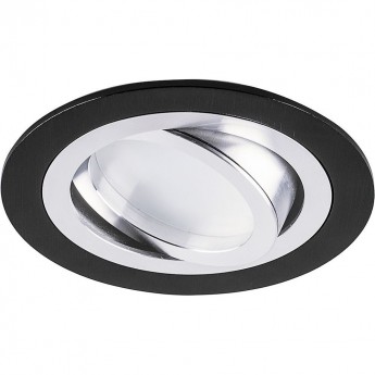 Светильник встраиваемый FERON DL2811 потолочный MR16 G5.3 черный-хром 32644 Светильник встраиваемый FERON DL2811 потолочный MR16 G5.3 черный-хром 32644