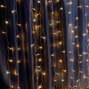 Светодиодная гирлянда FERON CL24 занавес 3*3м + 3м 230V 2700К ,c питанием от сети, эффектом стробов, прозрачный шнур Светодиодная гирлянда FERON CL24 занавес 3*3м + 3м 230V 2700К ,c питанием от сети, эффектом стробов, прозрачный шнур